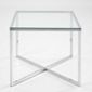 Aspect Design meribel Square Lamp Table - Clear TSG