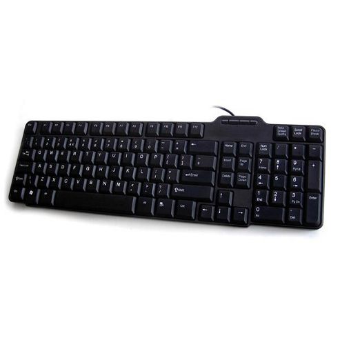 Image of Accuratus 101 Usb Full Layout Dell Style Slim-line Keyboard Black