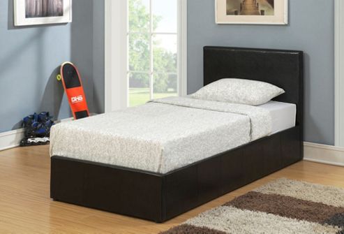 Image of Birlea Berlin Ottoman Bed Frame - Black - Single (3')
