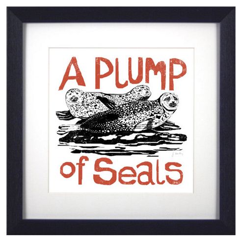 Image of Animal Friends Framed Print - Seals