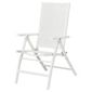 Seville Metal/Textilene 5 Position Recliner - White