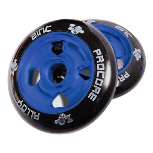 Image of Pro Core 2 X 100mm Cnc Cast Alloy High-bounce Scooter Wheels, Blue