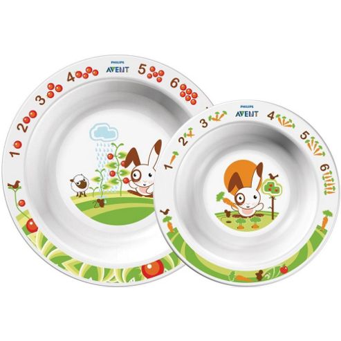 Image of Philips Avent Toddler 2 Bowl Set Scf708/00