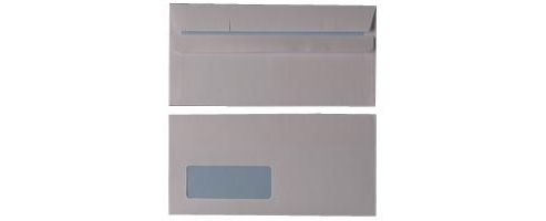 Image of Q-connect Envelope Dl Window 80gsm White Self-seal Pack Of 50 Kf02713