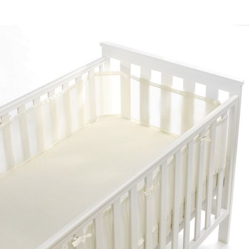 Image of Breathablebaby Mesh Cot Liner Natural