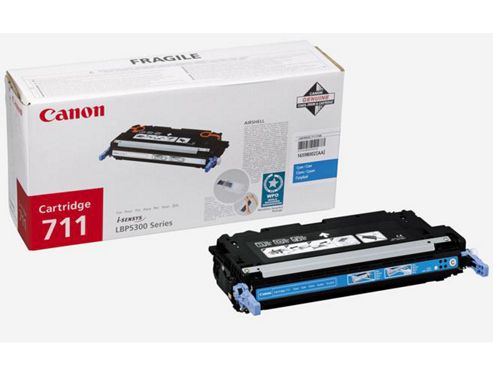 Image of Canon 711 (cyan) Toner Cartridge (yield 6,000 Pages)