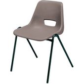 Jemini Stacking Chair Polypropylene Grey