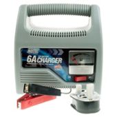 Battery Charger 6 amp - suitable for engine sizes up to 1800cc
