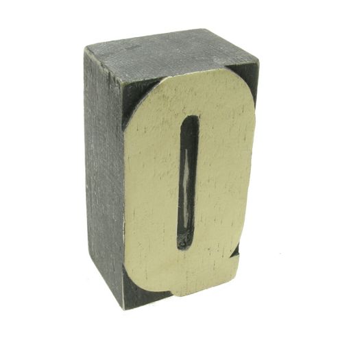 Image of Block Letter - Q