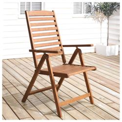 Buy Windsor Wooden Folding Recliner Chair from our Garden Chairs range