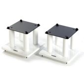 Atacama Speaker Stands in White - Height 200mm
