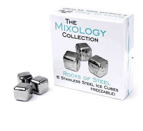 Image of Rocks Of Steel Stainless Steel Ice Cubes