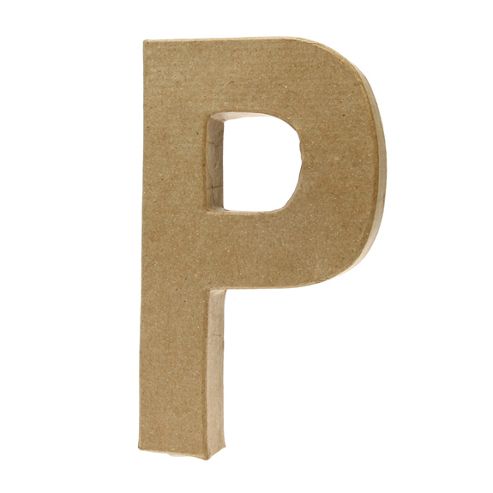 Image of Large Kraft Letter - P