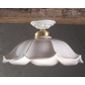 Ferroluce Belluno 39 cm 1 Light Flush Light in Brass