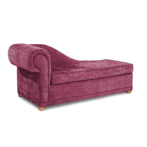 Image of Highgrove Chaise Longue Sofabed Mulberry