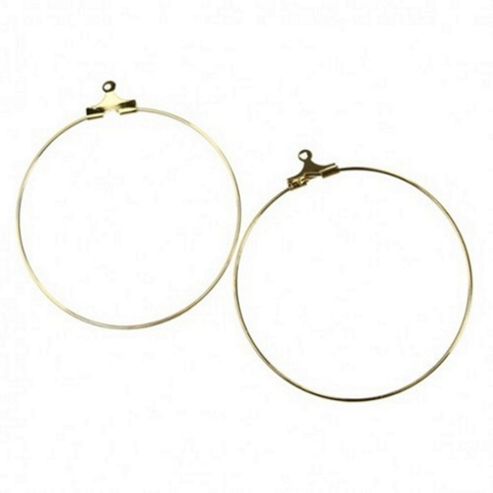 Image of Hoop Earrings - Gold - 2 Pack