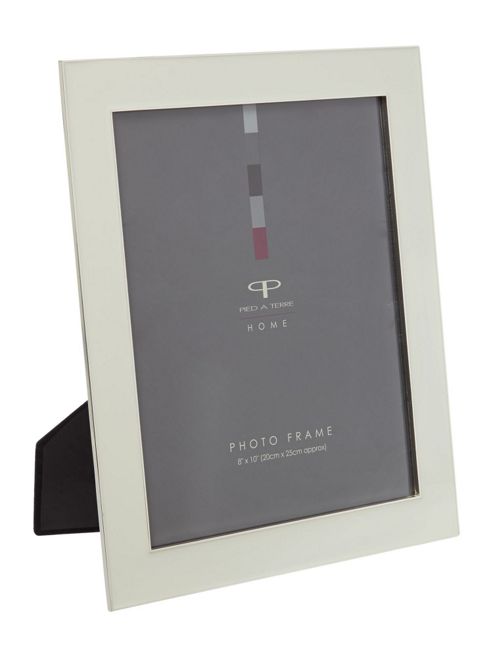 Image of Pied A Terre Cream Enamel Frame 8x1