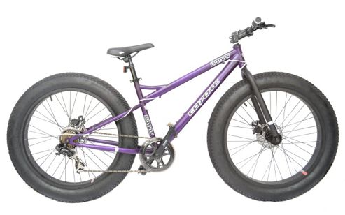 Image of 2015 Coyote Fatman Fat Bike 26" X 4" With Disc Brakes Purple