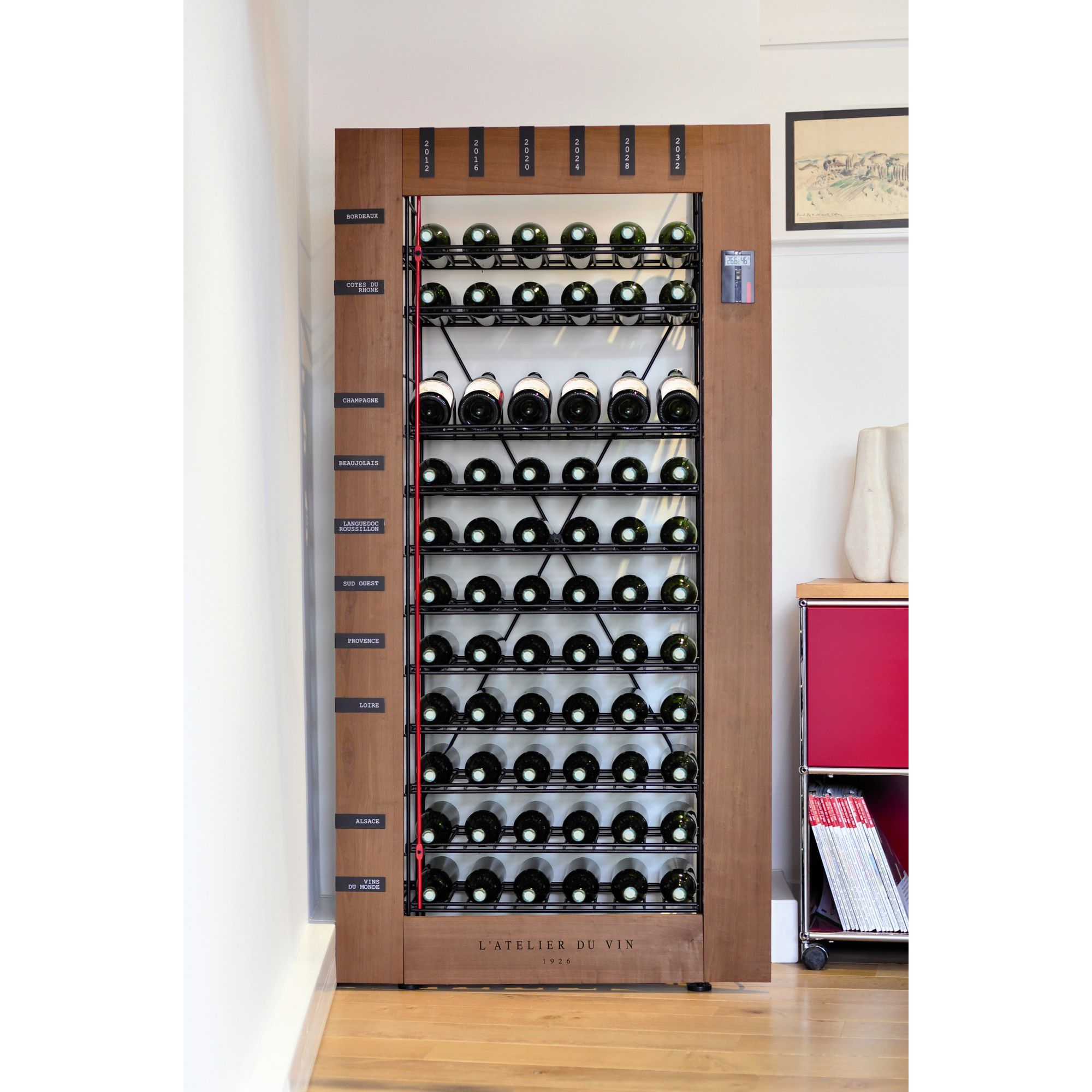 L'Atelier du Vin Storing Les Caves Smart Cellars Basic Unit (66 Bottles) at Tesco Direct