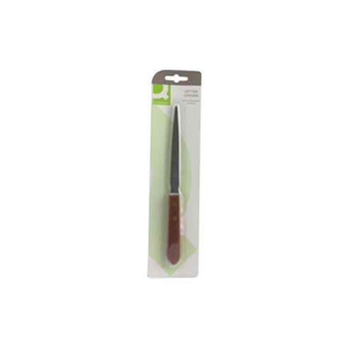 Image of Q Connect Letter Opener Wooden Handle
