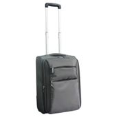 Tesco 2-Wheel Ultra Lightweight Suitcase, Grey Small