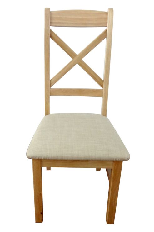 Image of Rustic Retreat Mainis Oak Dining Chair (set Of 2)