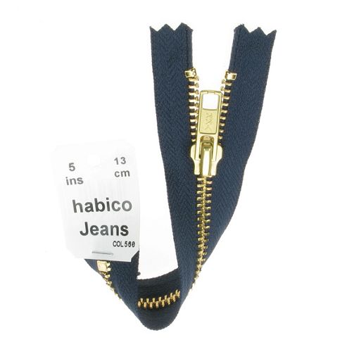 Image of Jean Zip - 13cm - Navy