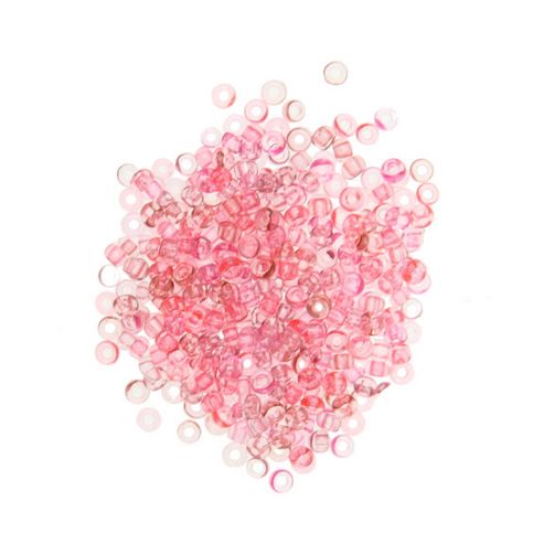 Image of Czech Seed Bead 10/0 Tr Pink Mix Lustered