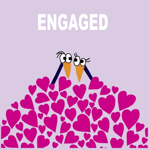 Image of Holy Mackerel Greetings Card- Engaged Card