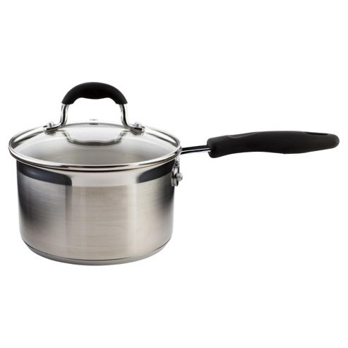 Image of Tesco Stainless Steel 16cm Saucepan