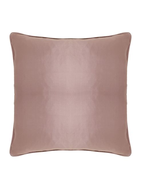 Image of Linea Oversized Silk Cushion, Blush