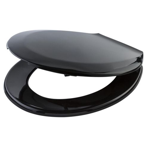 Image of Tesco Basic Plastic Toilet Seat, Black