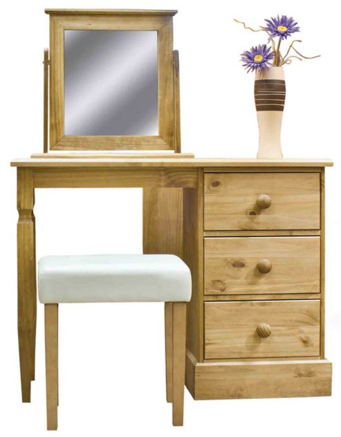 Image of Core Products Cotswold Ct318 Single Pedestal Dressing Table