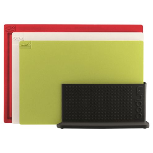 Image of Bistro Set Cutting Boards With Holder