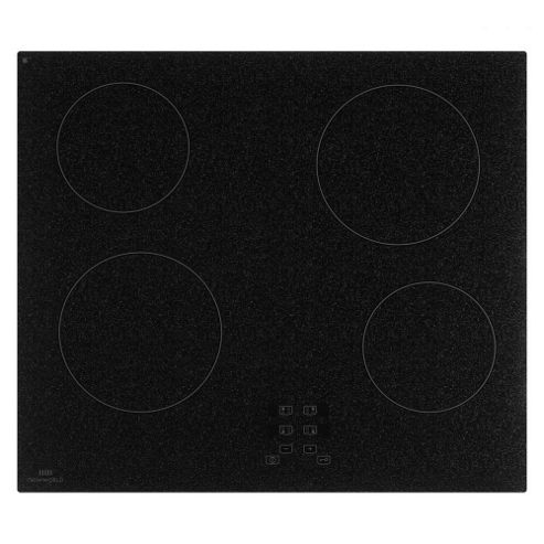 Image of New World Nwtc601gnt Frameless 60cm Built In Ceramic Hob With Touch Controls In Granite