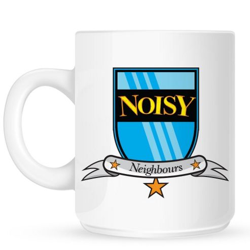 Image of Noisy Neighbours 10oz Ceramic Mug