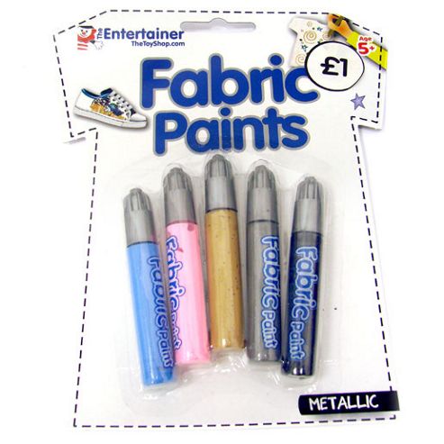 Image of The Entertainer Metallic Fabric Paints