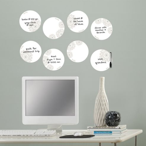 Image of Wallpops Kolkata Dry Erase Weekly Dot Wall Sticker