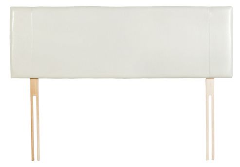 Image of Core Products 4 6 Inch Cream Headboard For Double Bed