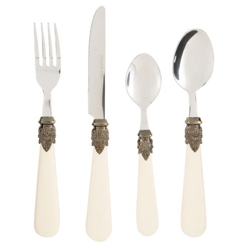 Image of Tesco Vintage 16 Piece Cutlery Set