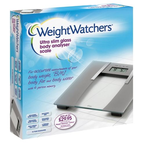 Buy Weight Watchers Glass Analyser Bathroom Scale from our Bathroom ...