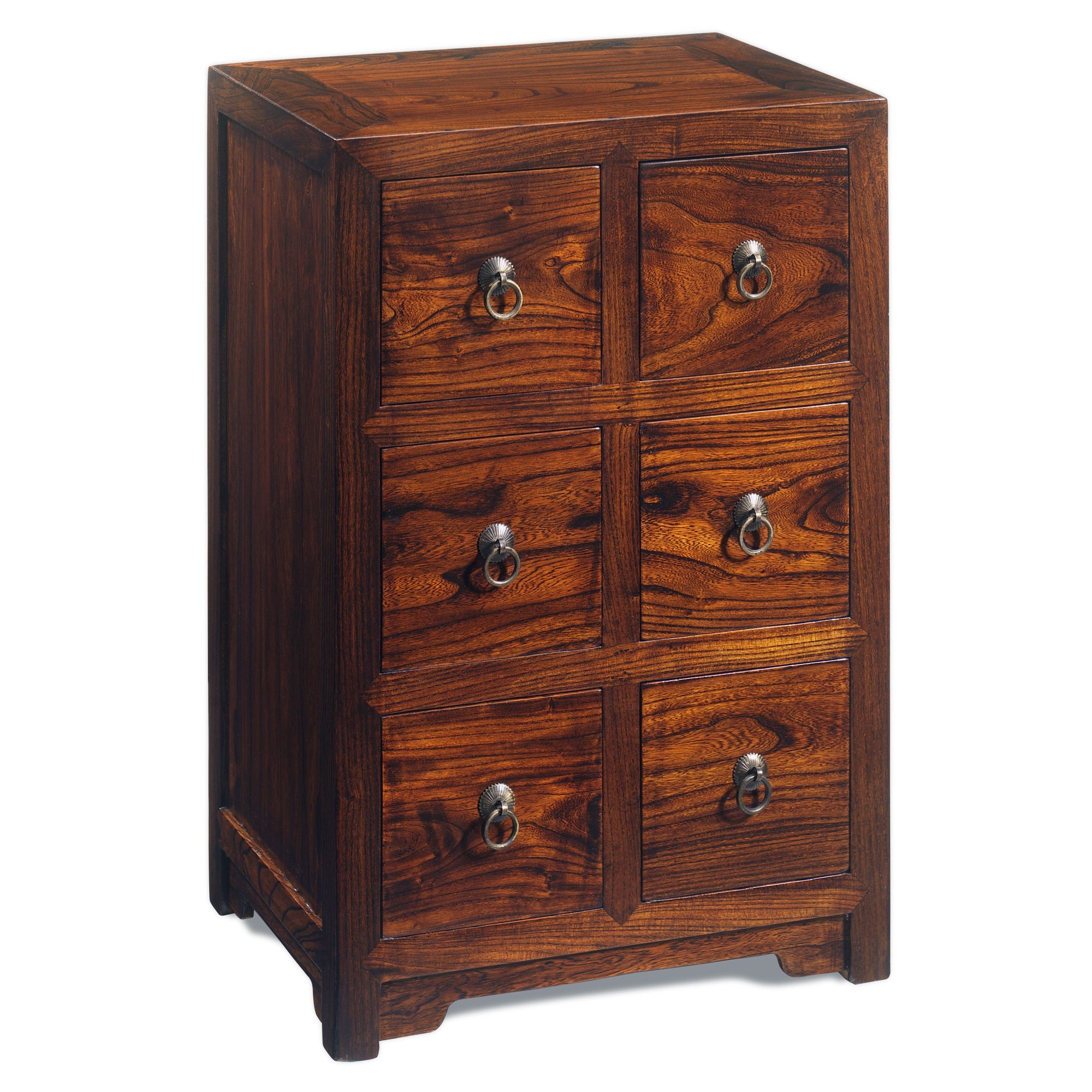 Shimu Chinese Classical Small Herbalist Chest - Warm Elm at Tesco Direct