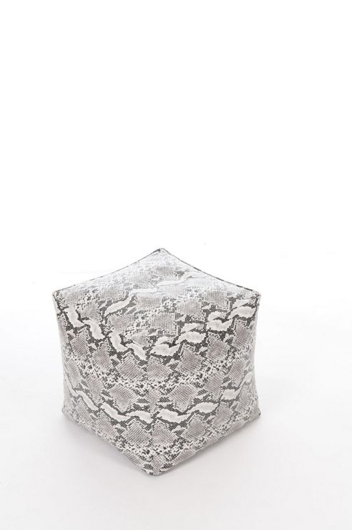 Image of Kaikoo Mock Snake Skin Cube Chair