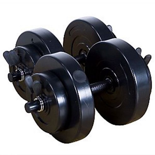 Image of Marcy 18kg (40lb) Vinyl Dumbell Weight Set