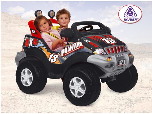 Image of Injusa Dark Fire Giant 2-seater Jeep Battery Operated Ride-on