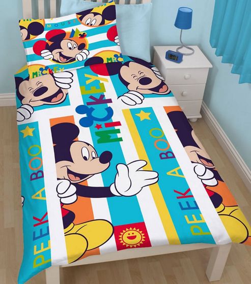 Image of Mickey Mouse Single Rotary Bedding - Boo