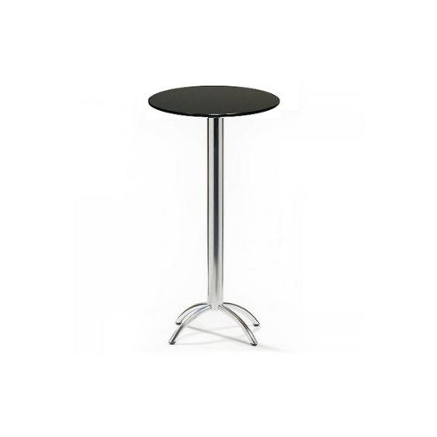 Image of Pro Global Naples Round Bar Table - Black