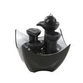 Home Essence Kasana Water Fountain in Black