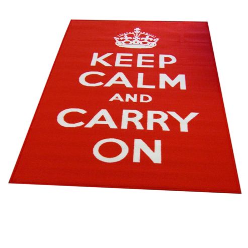 Image of Matrix Themes Carry On Red/white 100x160 Nylon Mat