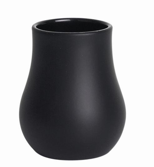 Image of Spirella Bowl Rubber Tooth Mug Tumbler - Black